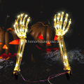 2 Pack Solar Lighted Skeleton Arm Stakes